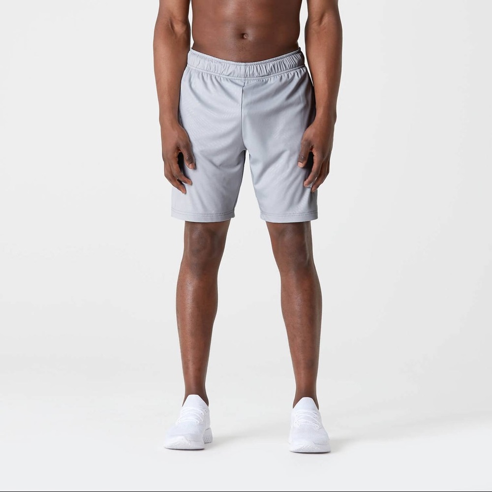 Mens Myprotein Dry-Tech Infinity Lightweight Training Shorts - Silver Size M